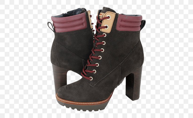 Suede Boot High-heeled Shoe, PNG, 500x500px, Suede, Boot, Brown, Footwear, High Heeled Footwear Download Free