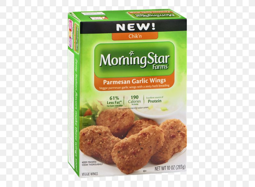 Vegetarian Cuisine Chicken Nugget Food Morningstar Farms Recipe, PNG, 600x600px, Vegetarian Cuisine, Bread Crumbs, Calorie, Chicken Nugget, Fat Download Free