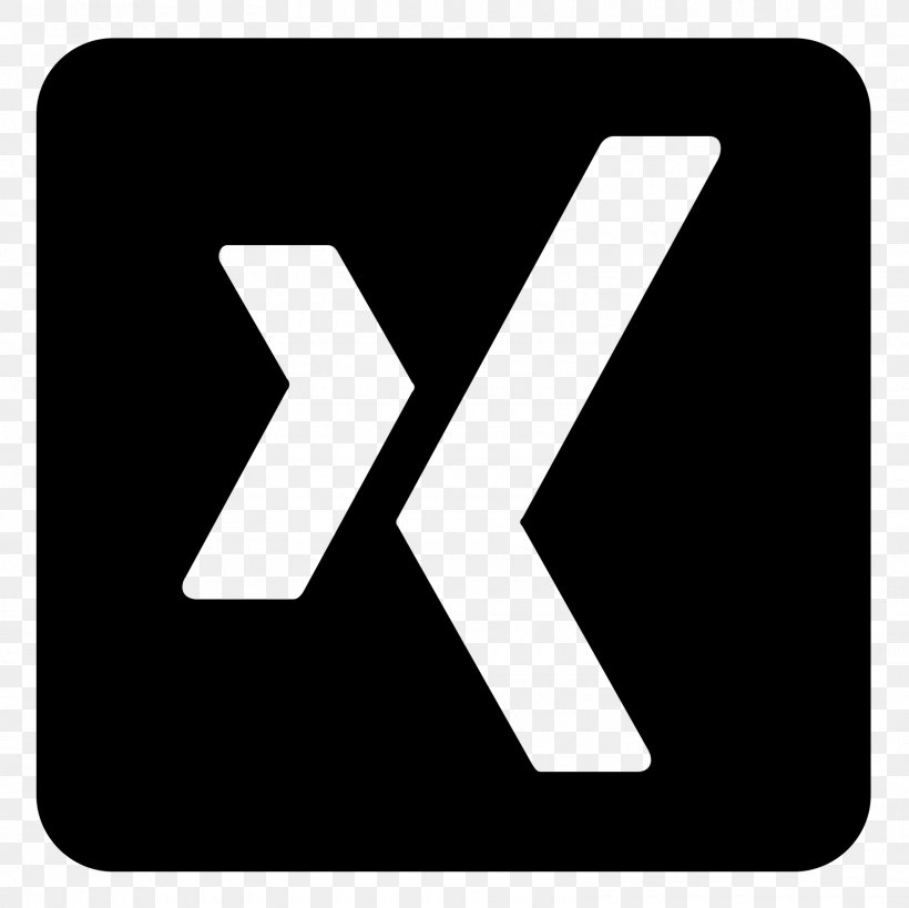 XING Download, PNG, 1600x1600px, Xing, Area, Black, Black And White, Brand Download Free