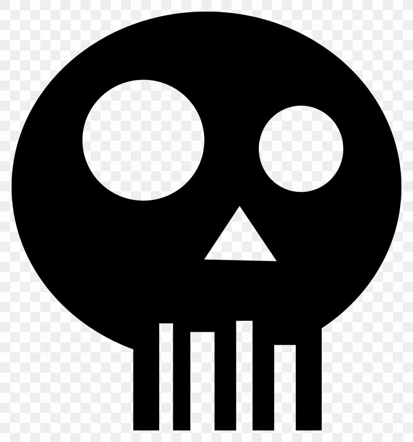 Skull And Crossbones Clip Art, PNG, 1969x2110px, Skull, Black, Black And White, Bone, Drawing Download Free