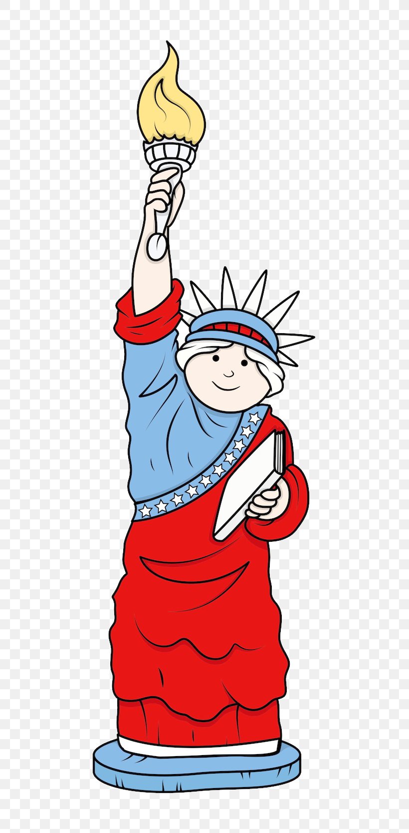 Statue Of Liberty Stone Sculpture Cartoon, PNG, 605x1668px, Statue Of Liberty, Area, Art, Artwork, Black And White Download Free