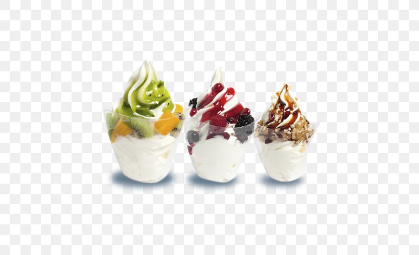 Frozen Yogurt Ice Cream Yoghurt Soft Serve, PNG, 500x500px, Frozen Yogurt, Cream, Dairy Product, Dessert, Dish Download Free