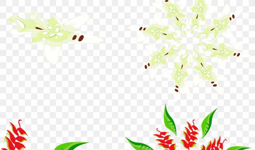 Illustration Insect Petal Leaf Floral Design, PNG, 1070x630px, Insect, Branch, Computer, Flora, Floral Design Download Free