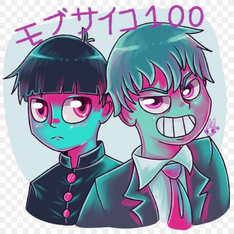 Mob Psycho 100 Fan Art DeviantArt, PNG, 894x894px, Watercolor, Cartoon, Flower, Frame, Heart Download Free