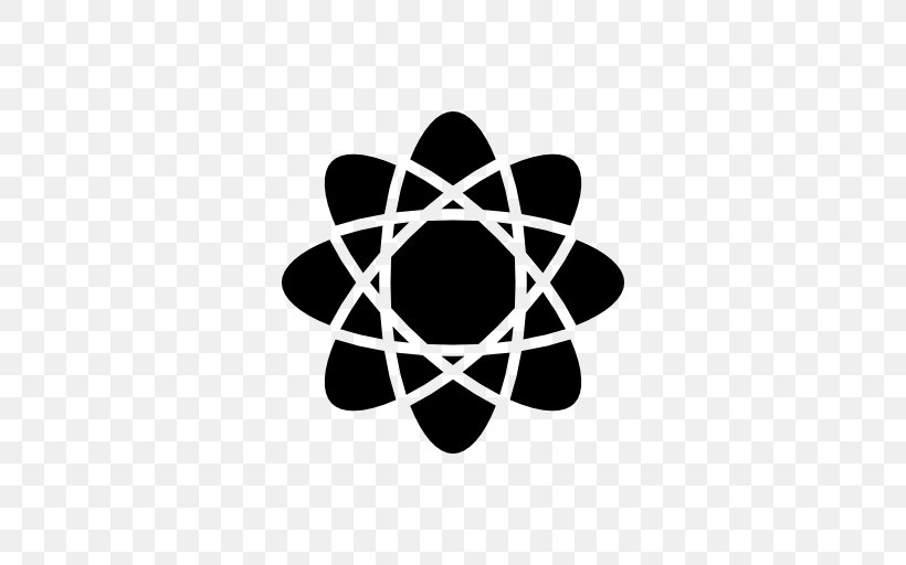 Atomic Physics Atomic Physics Chemistry Science, PNG, 512x512px, Atom, Atomic Physics, Black And White, Brand, Chemical Physics Download Free