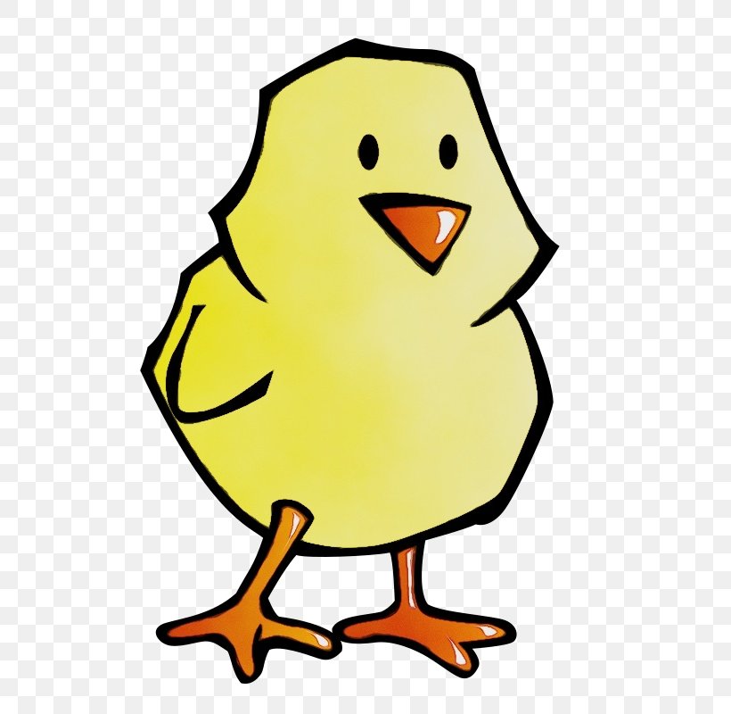 Bird Beak Yellow Cartoon Ducks, Geese And Swans, PNG, 800x800px, Watercolor, Beak, Bird, Cartoon, Ducks Geese And Swans Download Free