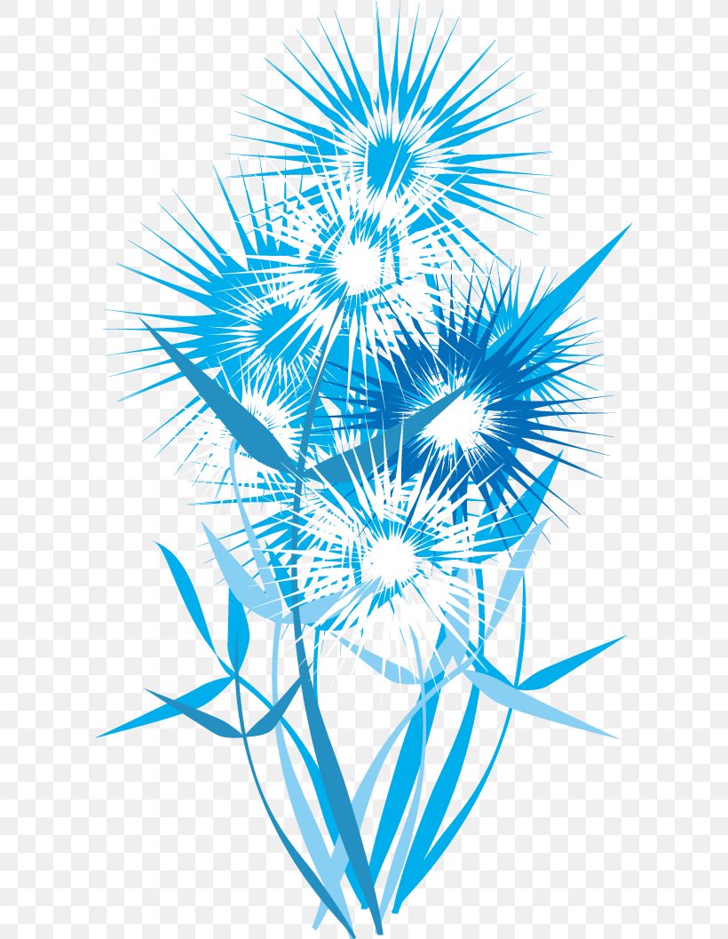 Common Dandelion Blue, PNG, 606x1057px, Common Dandelion, Artwork, Black And White, Blue, Color Download Free