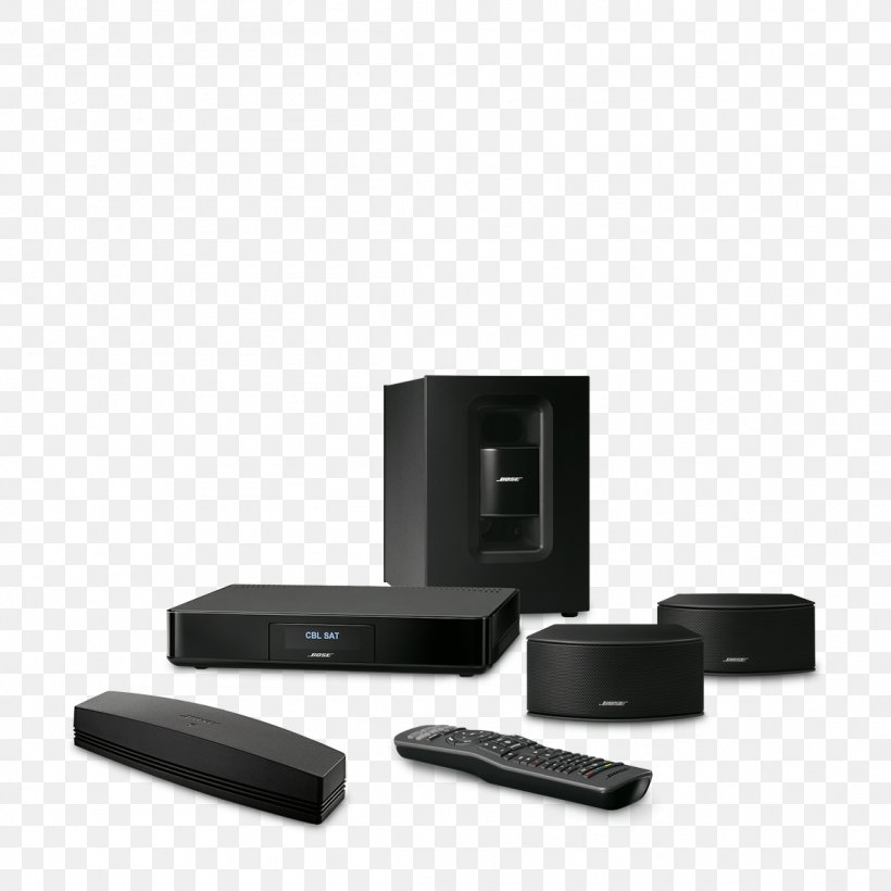 Home Theater Systems Loudspeaker Bose Corporation Bose 5.1 Home Entertainment Systems Subwoofer, PNG, 1152x1152px, Home Theater Systems, Audio, Bose Corporation, Bose Soundtouch 120, Bose Speaker Packages Download Free