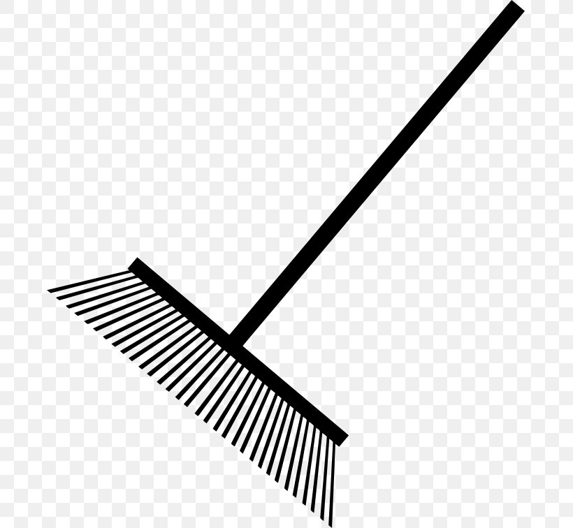 Rake Garden Clip Art, PNG, 685x756px, Rake, Black And White, Broom, Garden, Garden Tool Download Free