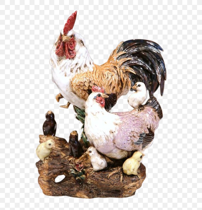 Rooster Chicken Sculpture Ceramic Painting, PNG, 598x849px, Rooster, Barbotine, Bird, Centrepiece, Ceramic Download Free
