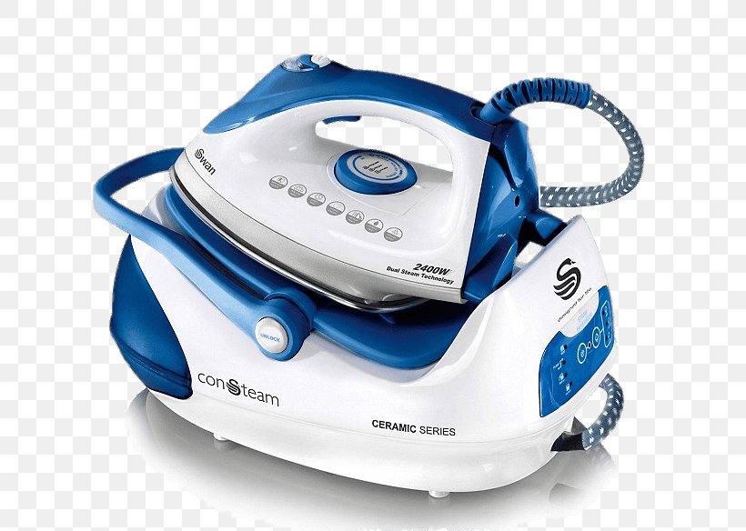 Clothes Iron Ceramic Steam Generator Clothes Steamer, PNG, 634x584px, Clothes Iron, Blue, Ceramic, Clothes Steamer, Clothing Download Free