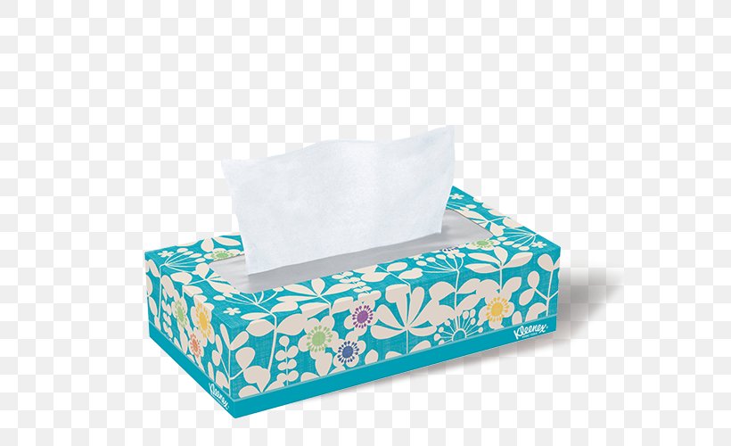 Facial Tissues Kleenex Lotion Puffs Cottonelle, PNG, 580x500px, Facial Tissues, Aqua, Blue, Box, Cottonelle Download Free