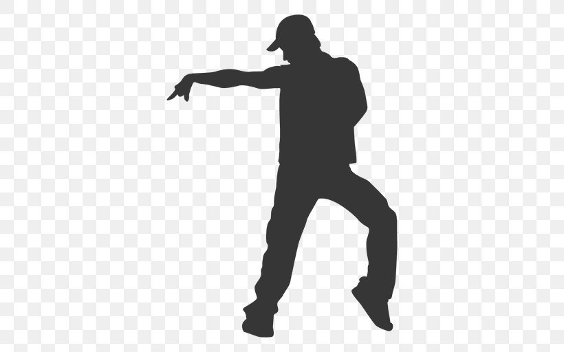 Silhouette Street Dance Breakdancing, PNG, 512x512px, Silhouette, Arm, Black, Black And White, Breakdancing Download Free