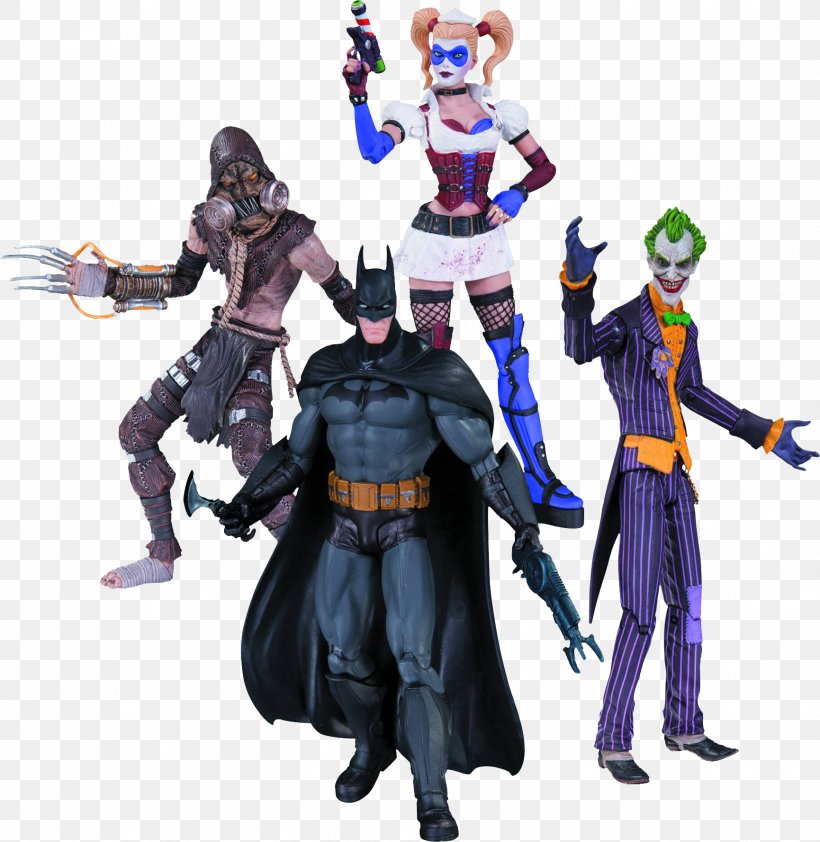 Batman: Arkham Asylum Batman: Arkham City Scarecrow Harley Quinn, PNG, 1731x1778px, Batman Arkham Asylum, Action Figure, Action Toy Figures, Arkham Asylum, Batman Download Free