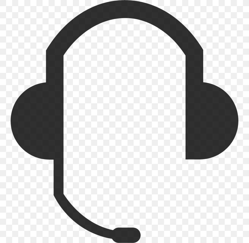 Headset Headphones Clip Art, PNG, 750x800px, Headset, Audio, Audio Equipment, Black, Black And White Download Free