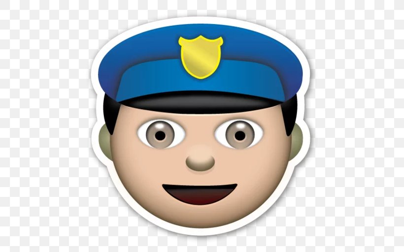 The Emoji Movie Sticker Police Officer, PNG, 512x512px, Emoji, Emoji Movie, Emojipedia, Emoticon, Face Download Free