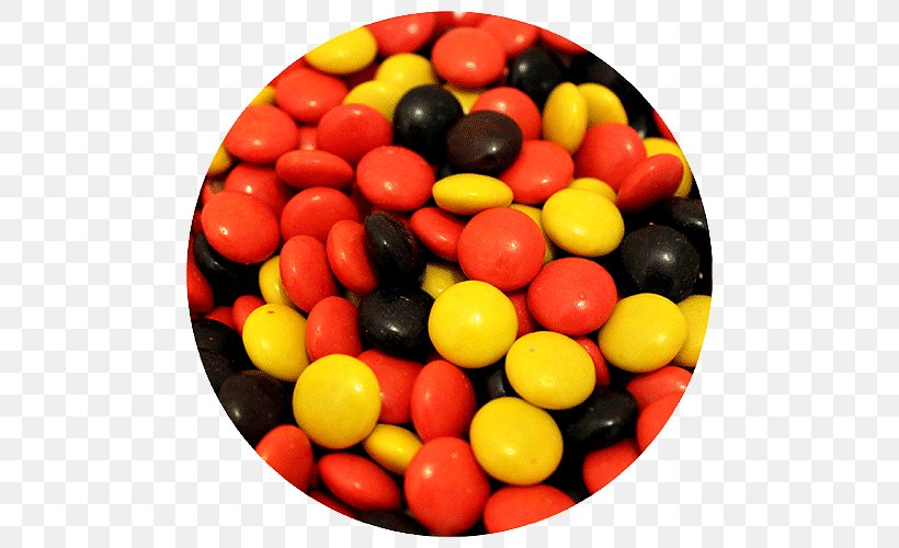 Reese's Pieces Reese's Peanut Butter Cups Jelly Bean Candy, PNG, 500x500px, Peanut Butter Cup, Bean, Butter, Candy, Candyality Download Free