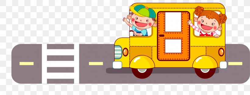 School Bus, PNG, 2166x828px, Bus, Area, Brand, Cartoon, Child Download Free