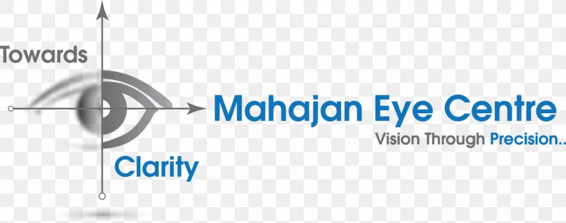 Mahajan Eye Centre Logo Brand Organization, PNG, 1434x565px, Logo, Area, Blue, Brand, Diagram Download Free