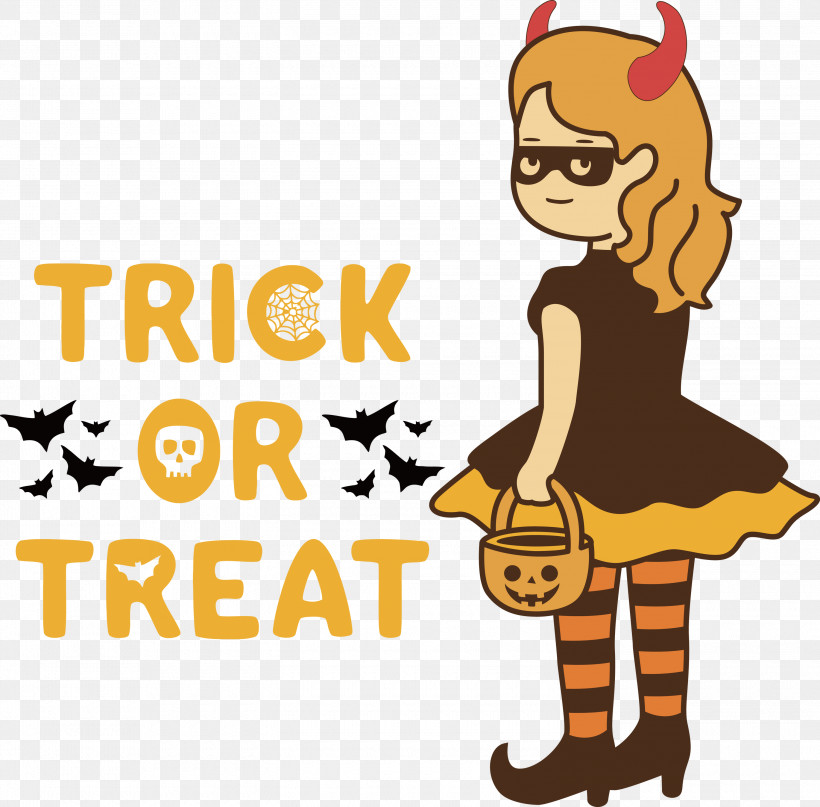 Trick Or Treat Halloween Trick-or-treating, PNG, 3000x2954px, Trick Or Treat, Costume, Cricut, Disguise, Halloween Download Free