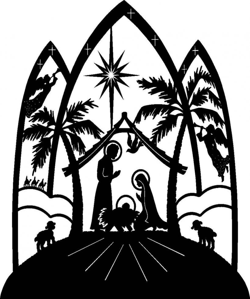 Christmas Nativity Scene Religion Sacred Clip Art, PNG, 1047x1252px, Christmas, Black And White, Christian Church, Christianity, Elf Download Free