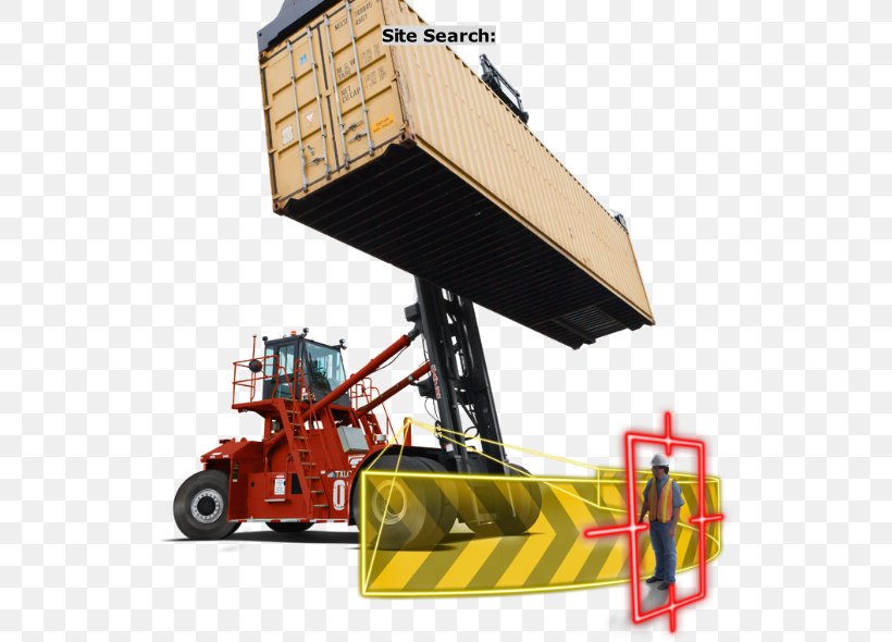Crane Pedestrian Detection Heavy Machinery Construction, PNG, 530x590px, Crane, Construction, Construction Equipment, Forklift, Heavy Machinery Download Free