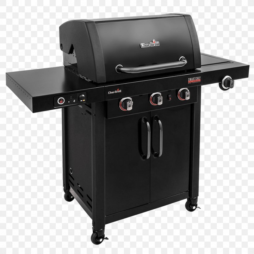 Barbecue Char-broil SmartChef TRU-Infrared 463346017 Grilling Outdoor Cooking Char-Broil 3 Burner Gas Grill, PNG, 1000x1000px, Barbecue, Charbroil, Charbroil 3 Burner Gas Grill, Charbroil Truinfrared 463633316, Chef Download Free