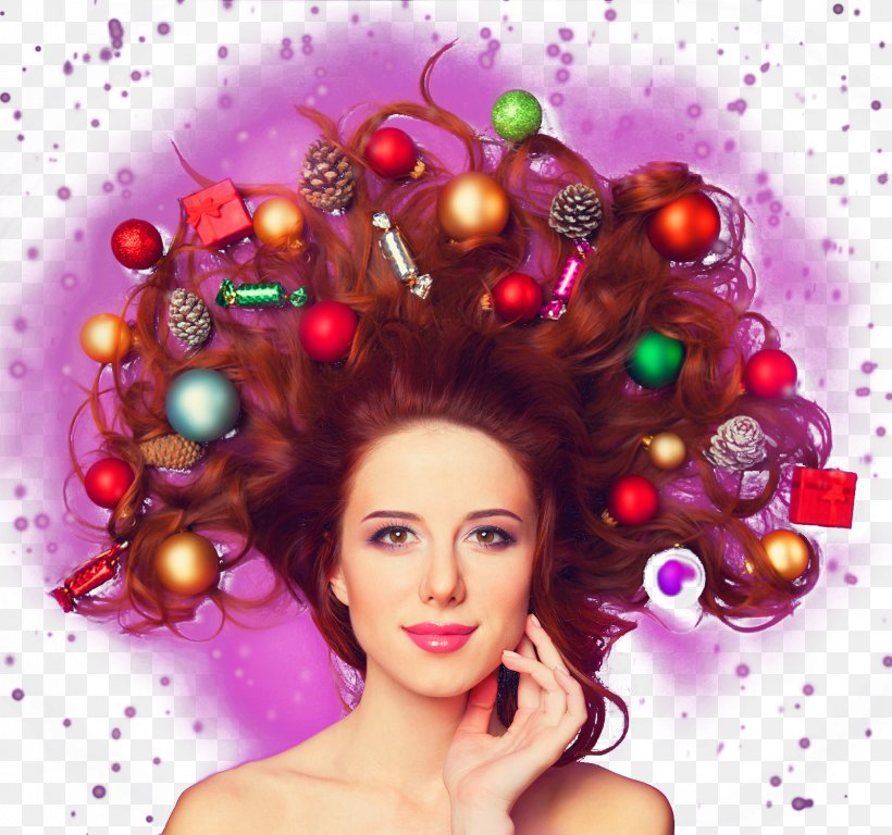 Christmas Hair Coloring Capelli Hairstyle, PNG, 1600x1500px, Christmas, Art, Beauty, Bijin, Bride Download Free
