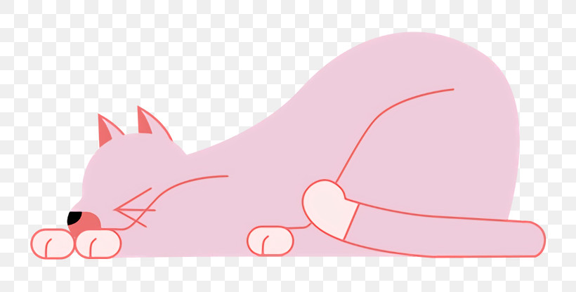 Cat Snout Whiskers Tail Cartoon, PNG, 800x416px, Cat, Cartoon, Character, Snout, Tail Download Free