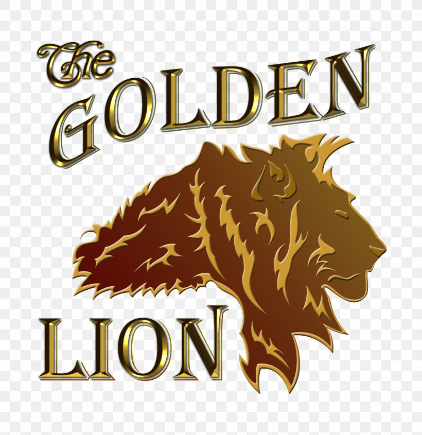 Golden Lion Sports Bar Logo Animal, PNG, 3104x3200px, Lion, Animal, Bar, Big Cat, Big Cats Download Free
