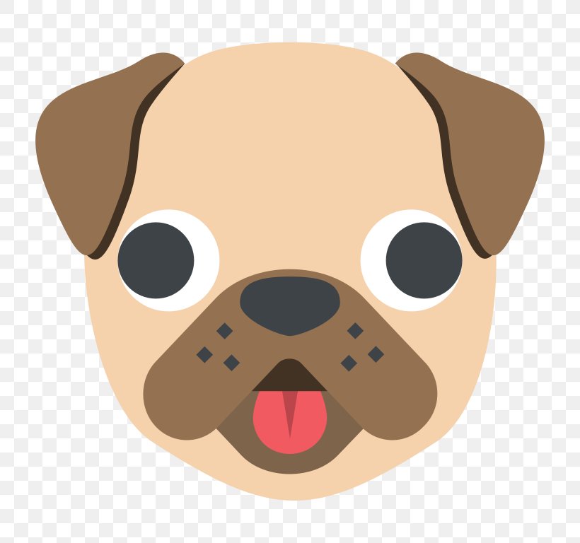 Pug Puppy Siberian Husky Emoji Dog Breed, PNG, 768x768px, Pug, Carnivoran, Cuteness, Dog, Dog Breed Download Free