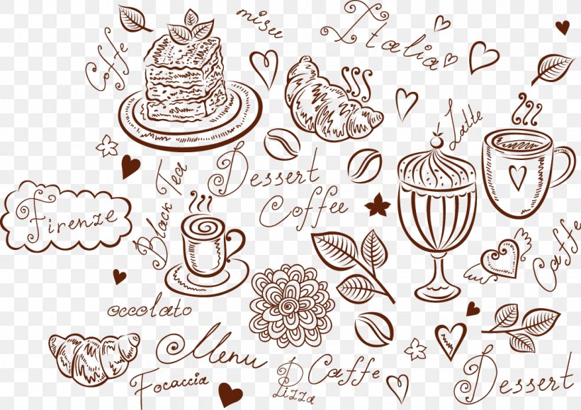 Food Dessert Drawing Illustration, PNG, 1116x789px, Food, Bread, Dessert, Dish, Drawing Download Free