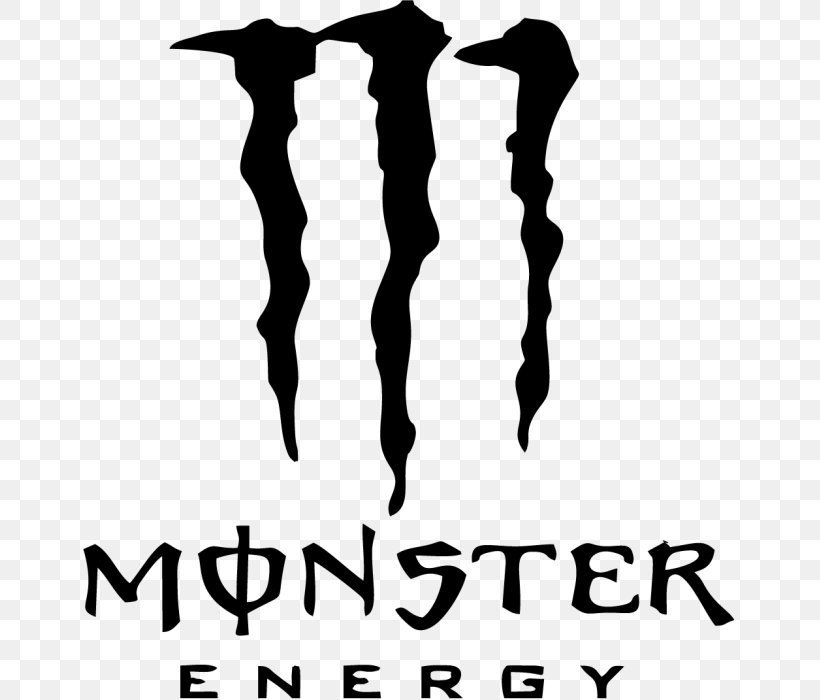 Monster Energy Energy Drink Red Bull Logo Clip Art, PNG, 653x700px, Monster Energy, Art, Beverage Can, Black, Black And White Download Free