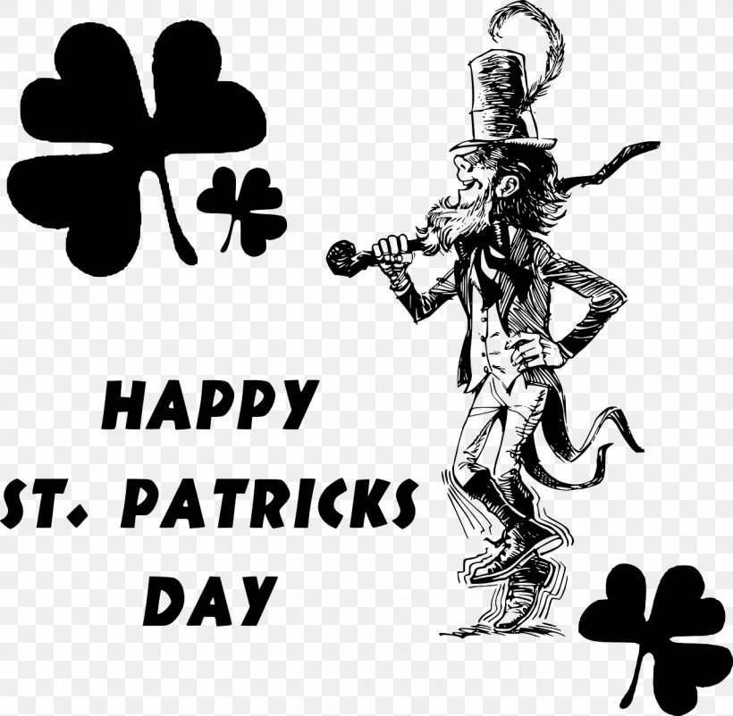 Saint Patrick's Day Ireland Holiday Leprechaun, PNG, 1280x1252px, Ireland, Art, Black And White, Culture, Fictional Character Download Free