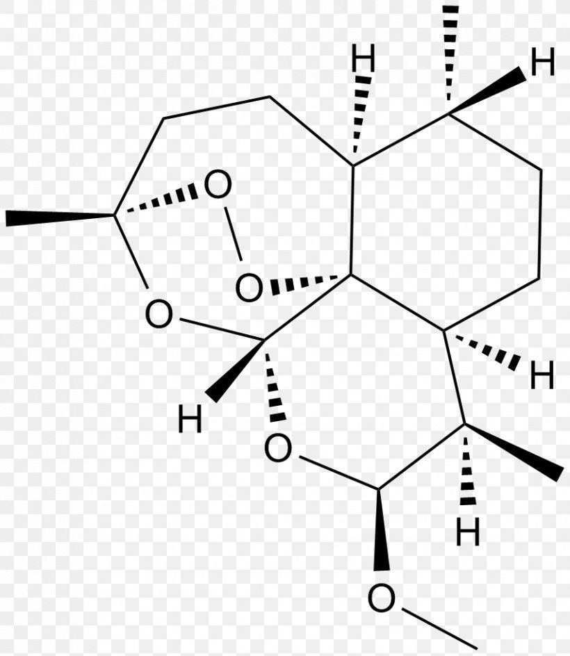 Dihydroartemisinin Enzyme Inhibitor Therapy Protease Virus, PNG, 853x983px, Dihydroartemisinin, Area, Bipolar Disorder, Black, Black And White Download Free