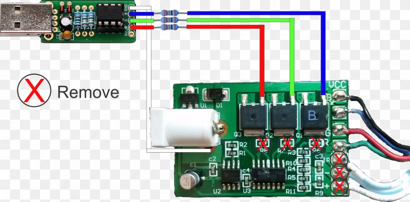 Microcontroller Motherboard LED Strip Light RGB Color Model, PNG, 1477x730px, Microcontroller, Circuit Component, Circuit Prototyping, Computer Component, Controller Download Free