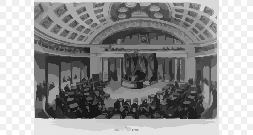 United States Capitol Russell Senate Office Building United States Senate Chamber Clip Art, PNG, 600x437px, United States Capitol, Arch, Architecture, Black And White, Free Content Download Free