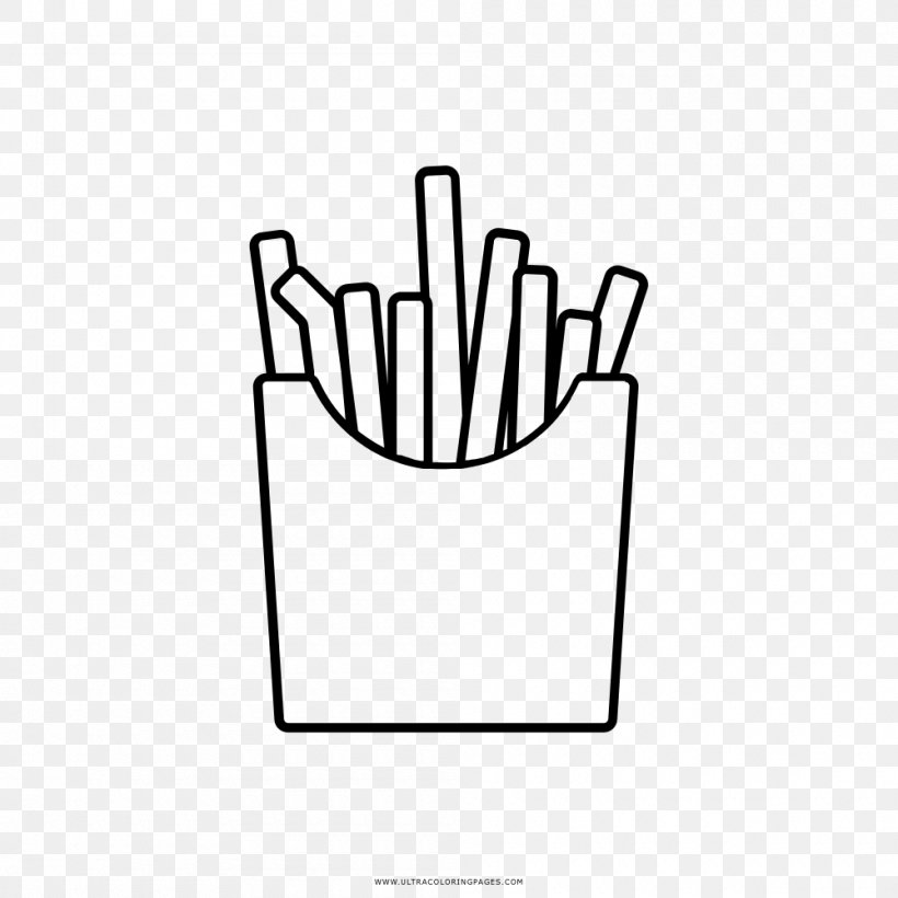 French Fries Hamburger Squid As Food Potato Frying, PNG, 1000x1000px, French Fries, Area, Black, Black And White, Bread Download Free