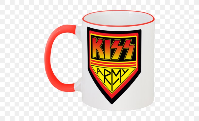 Kiss Army Love Gun T-shirt Destroyer, PNG, 500x500px, Kiss Army, Army, Brand, Creatures Of The Night, Cup Download Free