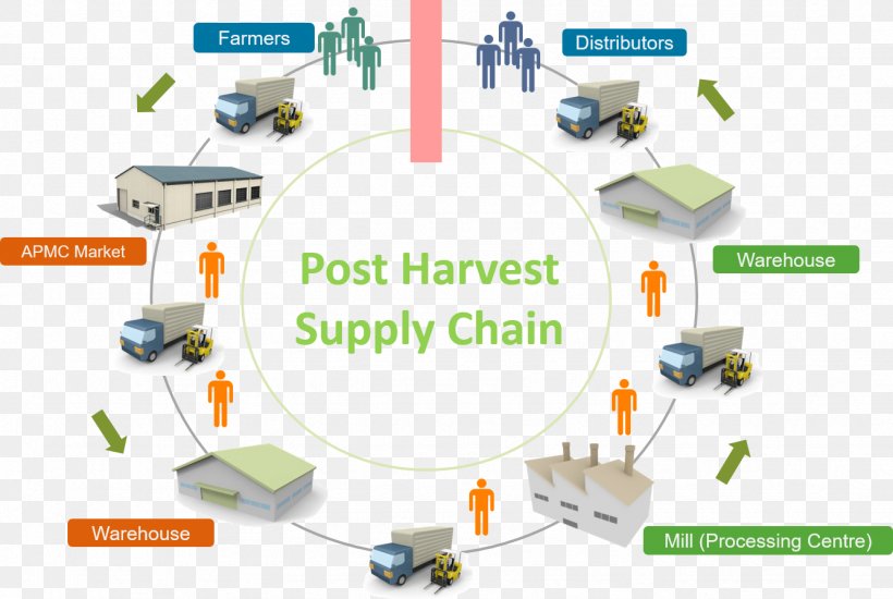Supply Chain Postharvest Agriculture Warehouse Marketing, PNG, 1334x896px, Supply Chain, Agriculture, Brand, Communication, Delivery Download Free