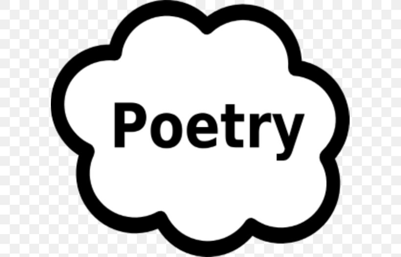National Poetry Month Book Clip Art, PNG, 611x527px, National Poetry Month, Area, Black, Black And White, Book Download Free
