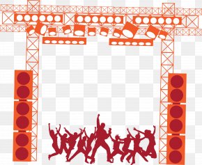 Cartoon Character Banquet - Performance Dance Silhouette PNG
