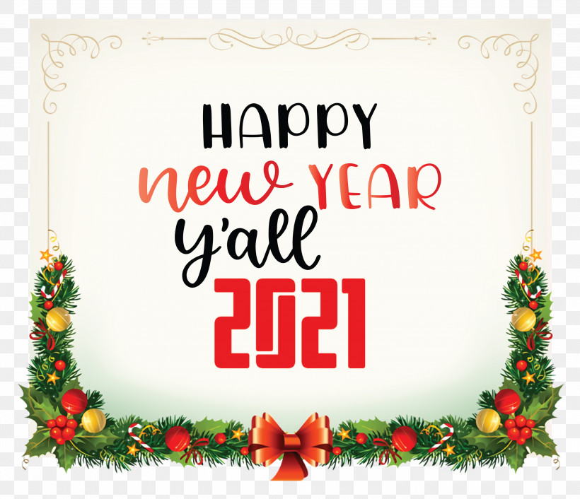 2021 Happy New Year 2021 New Year 2021 Wishes, PNG, 3000x2585px, 2021 Happy New Year, 2021 New Year, 2021 Wishes, Christmas Day, Christmas Ornament Download Free