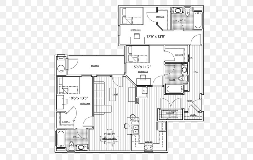 Floor Plan The Pavilion At North Grounds Apartments House North Grounds Recreation Center, PNG, 600x519px, Floor Plan, Apartment, Architecture, Area, Bedroom Download Free