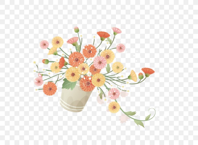 Flower Vector Graphics Clip Art Illustration Image, PNG, 600x600px, Flower, Artificial Flower, Cut Flowers, Flora, Floral Design Download Free