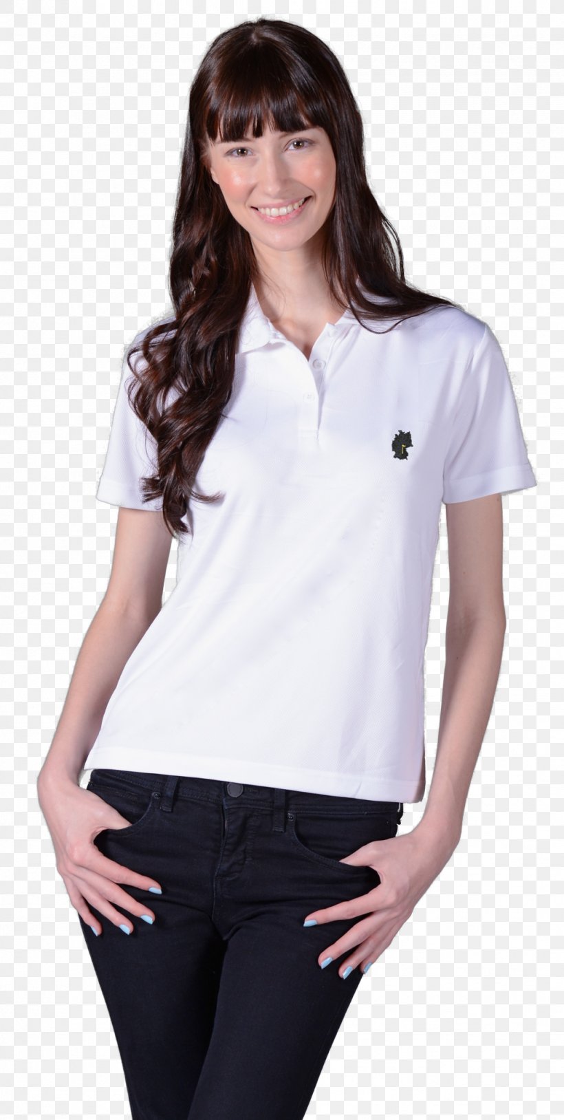 T-shirt Polo Shirt Blouse Collar Sleeve, PNG, 1031x2048px, Tshirt, Blouse, Clothing, Collar, Fashion Model Download Free