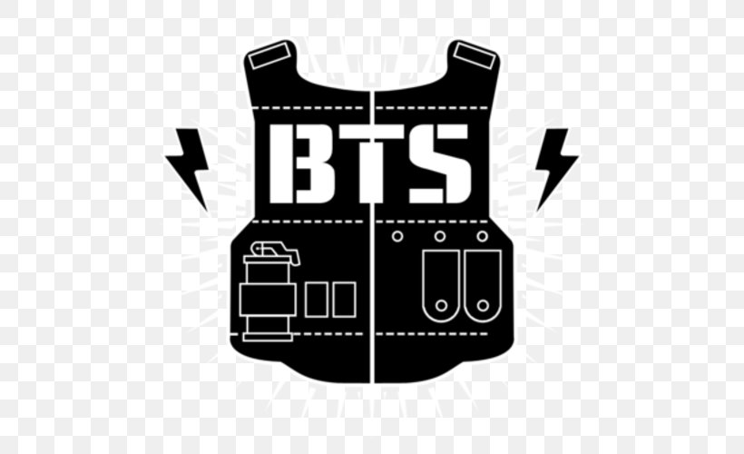 BTS Wings K-pop Korean Language BigHit Entertainment Co., Ltd., PNG, 500x500px, Bts, Bighit Entertainment Co Ltd, Billboard Music Awards, Black, Black And White Download Free