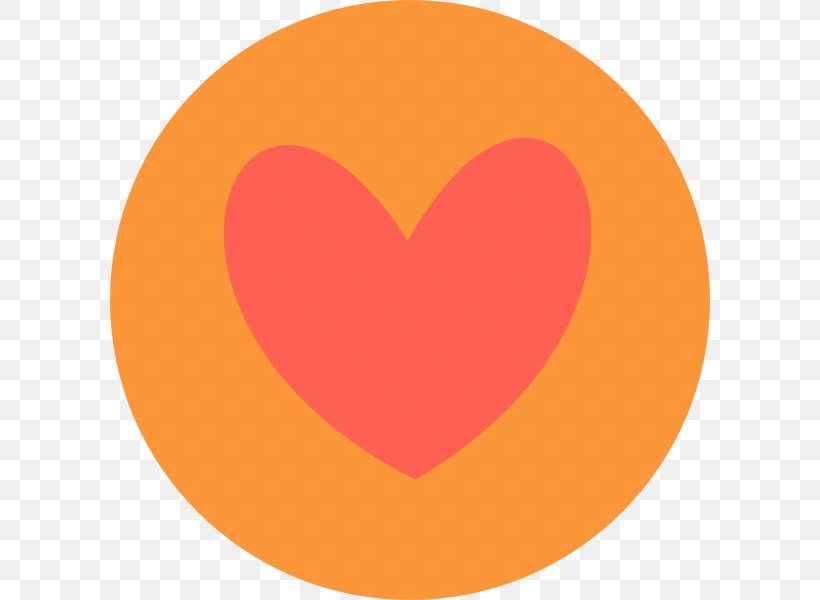 Circle Font, PNG, 600x600px, Orange, Heart, Love, Peach Download Free