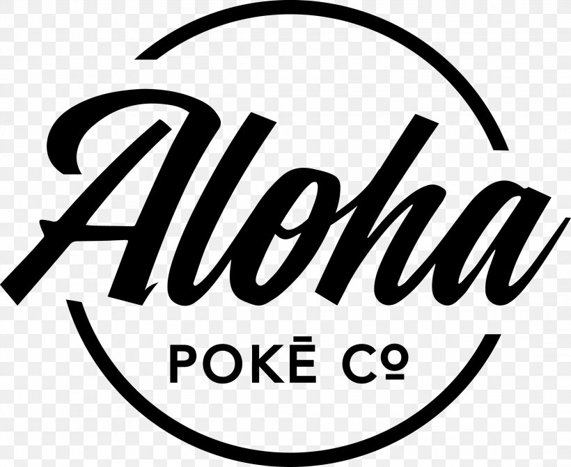 Aloha Poke Co. Cuisine Of Hawaii, PNG, 2188x1792px, Aloha Poke Co, Area, Black, Black And White, Bowl Download Free