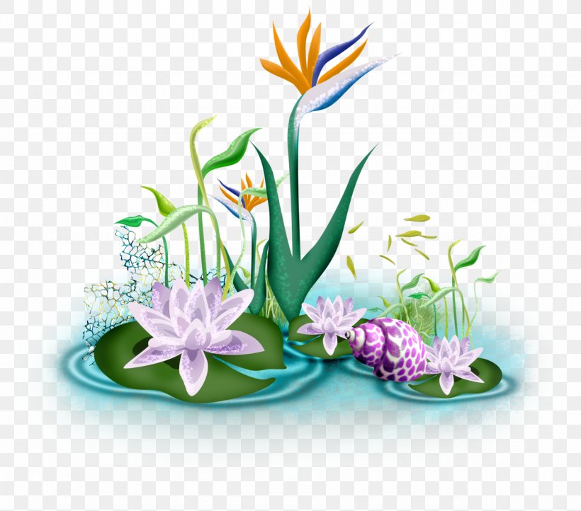 Floral Design Flower Garden Image, PNG, 1280x1128px, Floral Design, Aquarium Decor, Aquatic Plant, Art, Blog Download Free